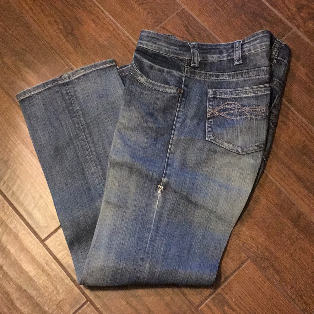 Cowgirl Tuff Co Don’t Fence Me In Dark Jean